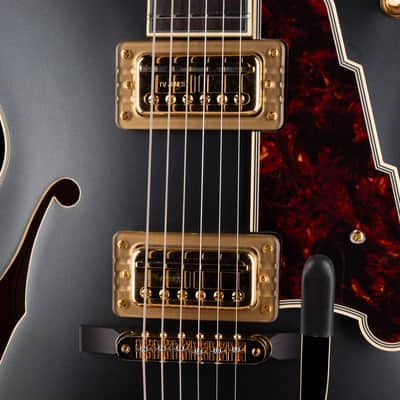 Pre-Owned D’Angelico Deluxe DLX-175 Hollow Body Matte Midnight With OHSC image 4