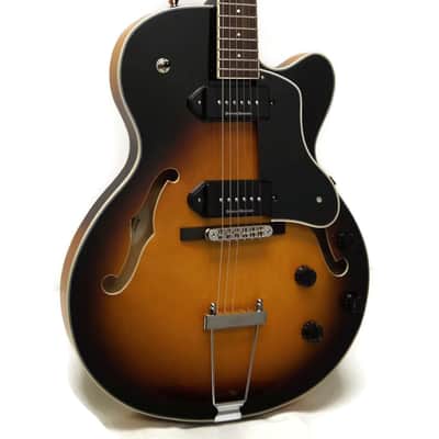 Alvarez AAT34/TSB Jazz & Blues Series Archtop Semi-Hollowbody Electric Guitar image 2