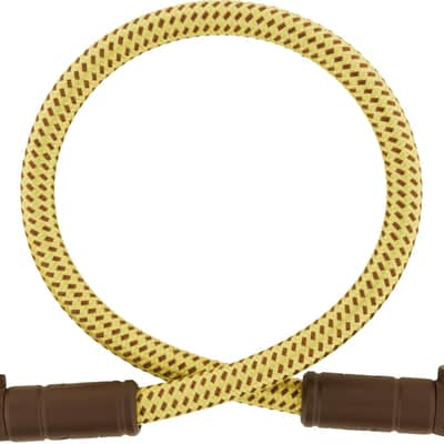 Fender® 1' Deluxe Series Tweed Instrument Cable Angle/Angle #0990820097 - 1 foot image 3