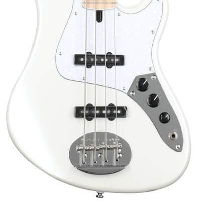 Lakland Skyline Darryl Jones DJ-4 Bass Guitar - White Pearl with Maple Fingerboard image 1