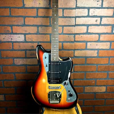 Woodcraft Electric Guitars Bobcat Custom Three tone burst relic with Mastery Tremolo image 1