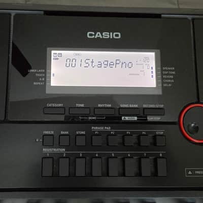 Casio CT-X3000 61-Key Portable Keyboard 2018 - Black image 4