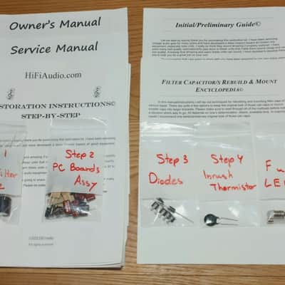 Knight KP-70 restoration kit filter capacitor repair rebuild fix image 1
