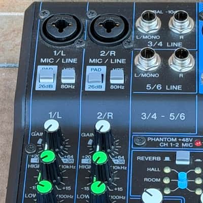 Yamaha MG06X 6 Channel Stereo Mixer with Effects image 2