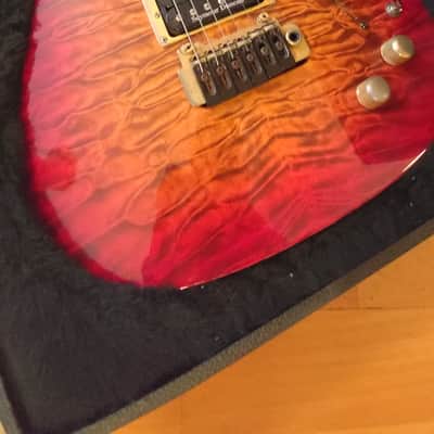 Brian Moore CP90TP.13 2001 - Cherry sunburst - Flame image 2