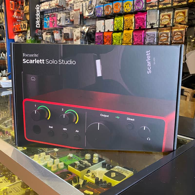 2019 – Present Focusrite Scarlett Solo Studio 3rd Gen USB Reco…