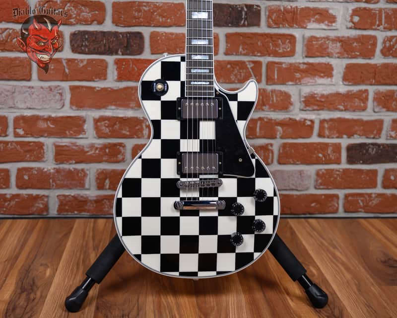 Gibson Custom Shop TRG Stinger Series les Paul Custom Murphy Lab Ultra Light Aged Checkerboard 2025 w/OHSC image 1