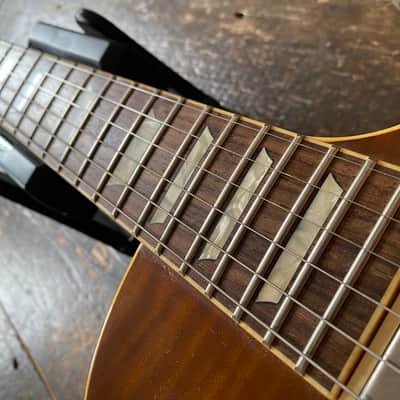 Scarce Epiphone Japan Les Paul Standard 2000 Figured Honeyburst Plaintop w/ Gibson Hardcase image 16