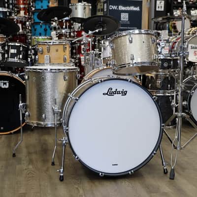Ludwig Neusonic Pro Beat 3-Piece Shell Pack 13/16/24 (Titanium Super Sparkle) image 1