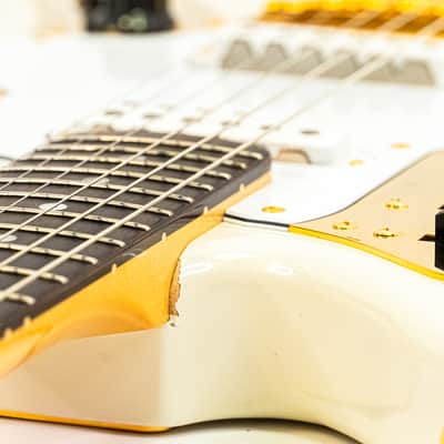 2025 Fender MIJ Traditional II Late '60s Jaguar White Pearl with Gigbag image 7