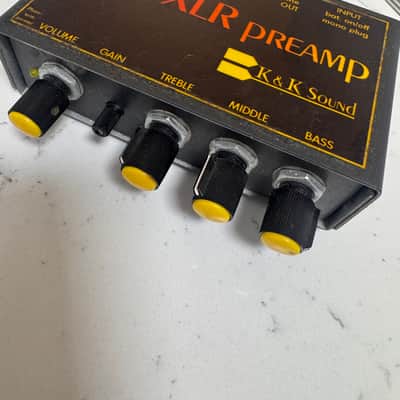 K&K Sound Pure XLR Preamp 2010s - Black image 1