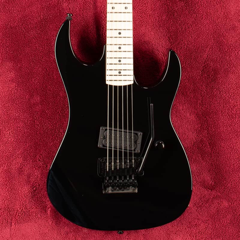 B.C. Rich Gunslinger Retro II with Floyd Rose - Black image 1