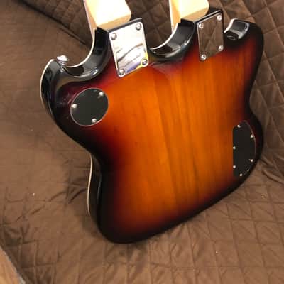 Eastwood MRG Series Double-Neck LH Bound Maple Top Body & Neck 4/6-String Electric Guitar w/Gig Bag for Left Handed Players image 7