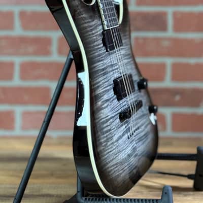 ESP LTD MH-1000NT Deluxe Electric Guitar - Charcoal Burst image 9