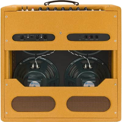 Fender Tone Master '59 Bassman Lightweight 4x10" 200-Watt Solid State Guitar Amplifier Combo - Tweed image 4