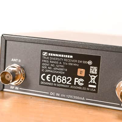 Sennheiser EM 500 G3 Wireless Receiver - 516-558 MHz (NO POWER SUPPLY) CG01ZVQ image 8