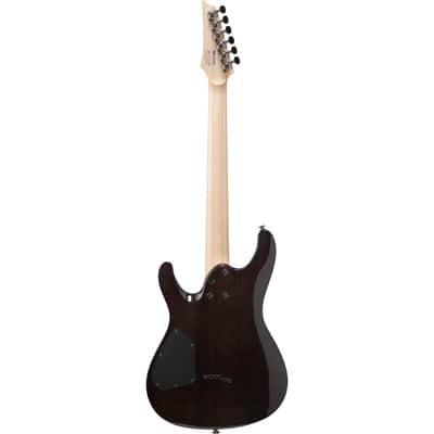 Ibanez S6621AH S Prestige 6-String Electric Guitar - Transparent Gray Burst image 3