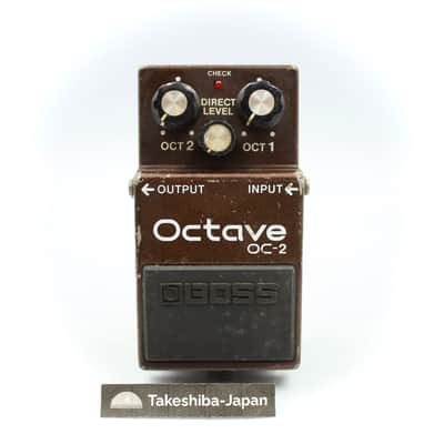 Boss OC-2 Octave Black Label 1991 Made in Taiwan ACA Vintage Octaver Guitar Effect Pedal BD07082 image 1
