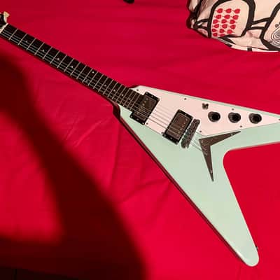 Gibson Flying V 1986 - Seafoam Green image 14