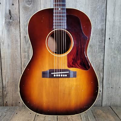 Gibson  LG-1 1965 with Transitional 1 5/8" Nut & Replaced Bridge Original Case - Natural image 1