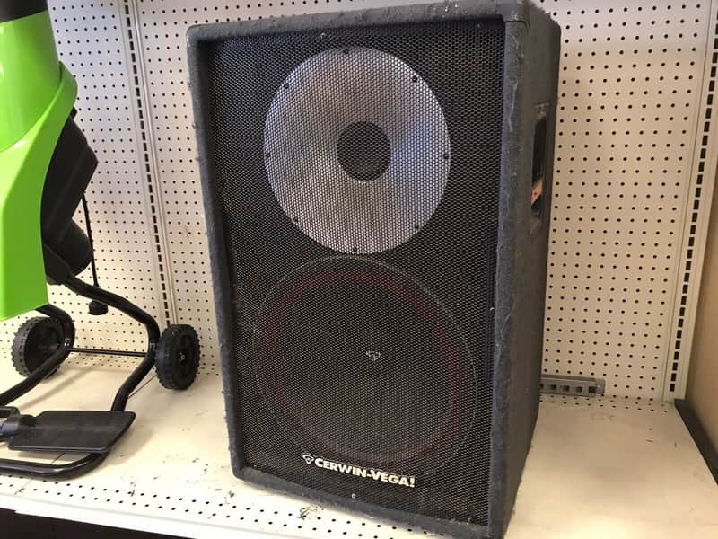 Cerwin Vega V-152 MKII Full Range Loud Speaker W/ Carpet Enclosure - Made In USA image 1