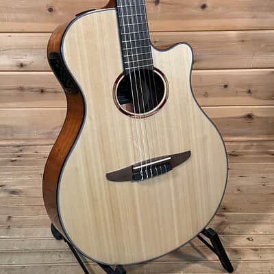 Yamaha NTX1 Acoustic-Electric Classical Guitar - Natural image 1