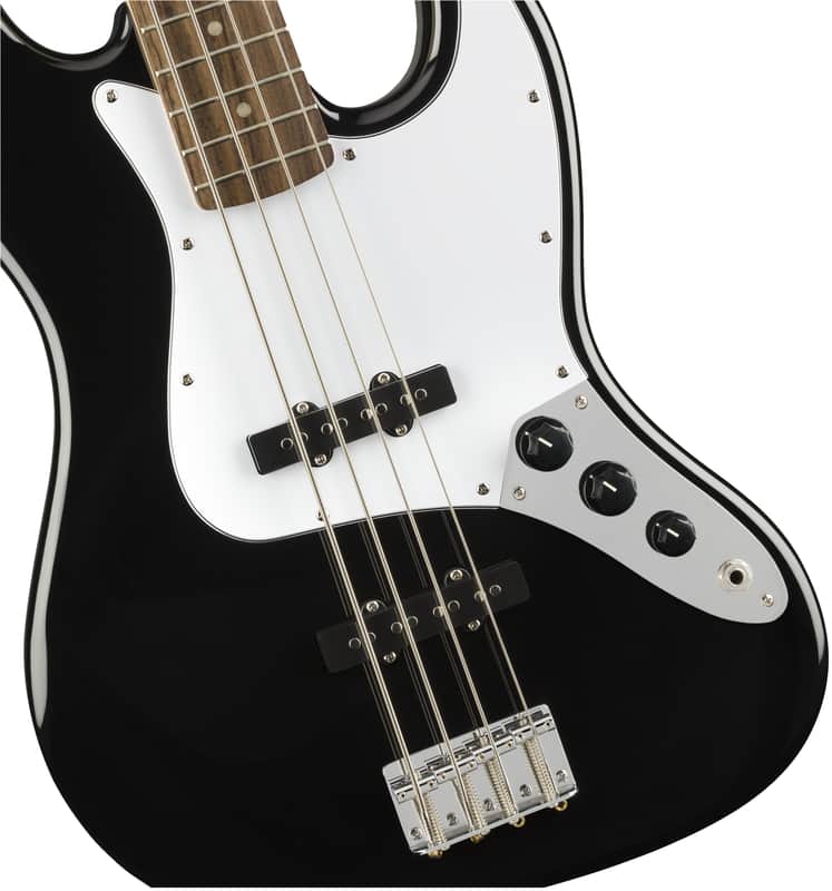 Squier Affinity Jazz Bass - Black (Laurel Fingerboard) image 1