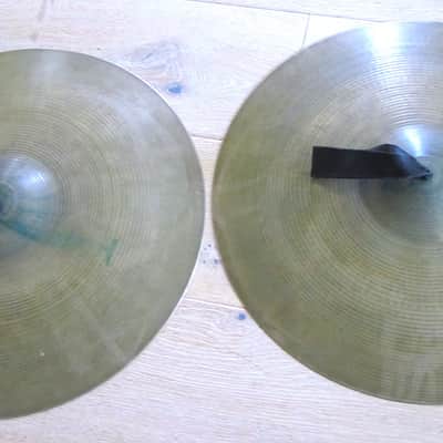 18" Sabian AA Concert Band Orchestra Crash Cymbals Pair with Straps image 1