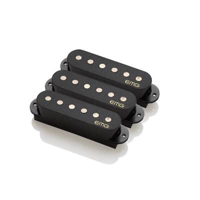 EMG SAV/SET-B Active Alnico V Flat Single Coil Set