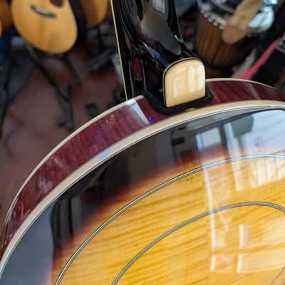 Washburn B16 Five String Banjo Sunburst with Case image 11