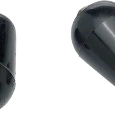 Fender Stratocaster Switch Tips Black (2) image 1