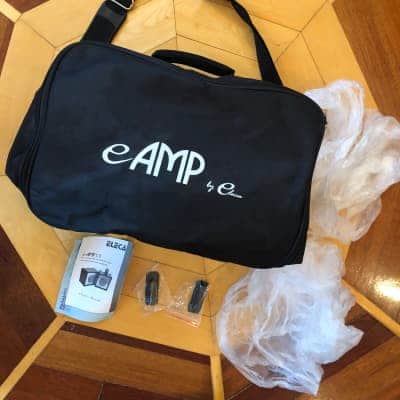 NEW UNUSED eAMP ELECTRA 1.0 eAMP ELECTRA 1.0 AMP CARRYING COVER CASE - BLACK w/ ADJUSTABLE  SHOULDER STRAP image 1