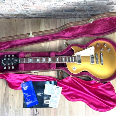 2000 Gibson Les Paul Deluxe 30th Anniversary - Bullion Gold Top image 22