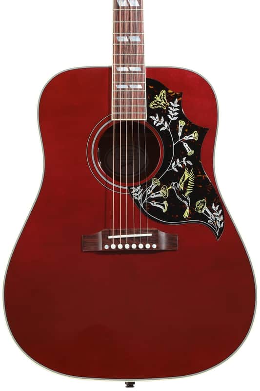 Gibson Acoustic Hummingbird Standard Acoustic-electric Guitar - Wine Red image 1