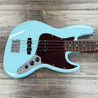 Fender Vintera '60s Jazz Bass with Pau Ferro Fretboard 2019 - Daphne Blue image 1