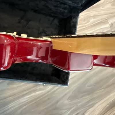 Fender American Deluxe Stratocaster with Rosewood Fretboard 2002 - 2003 - Aged Cherry Burst image 13