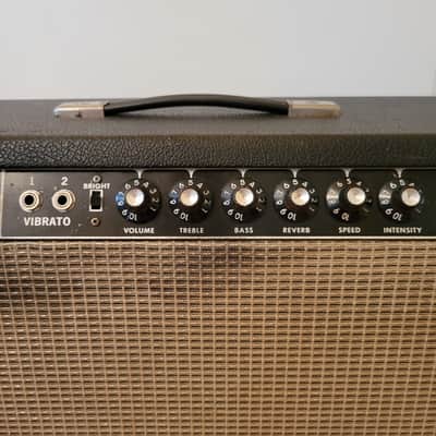 1967 Fender Pro Reverb Black Panel 40-Watt 2x12" image 3