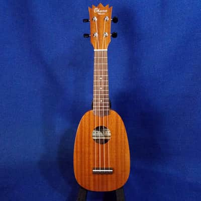 Ohana TPK-25G Solid Mahogany Tiny Pineapple Sopranino Ukulele