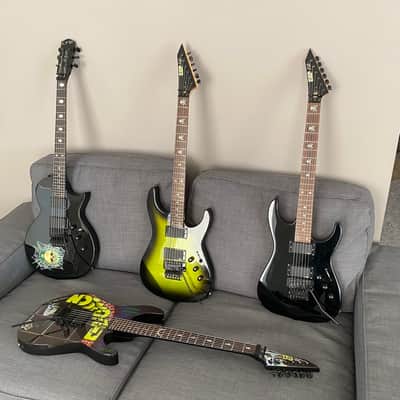 ESP LTD KH-Nosferatu Kirk Hammett Signature 2016 - Black with Nosferatu Graphic image 9