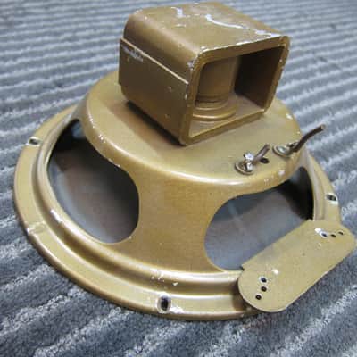 Vintage Utah PA8J 8" Guitar Speaker, Horseshoe Alnico Magnet All Paper Cone, 8 Ohms, 1960s, USA, Ex Sound 1960s - Gold image 1