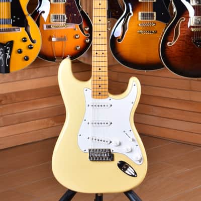 Squier (by Fender) Limited Edition FSR Classic Vibe '70s Stratocaster Maple Neck Vintage White image 1