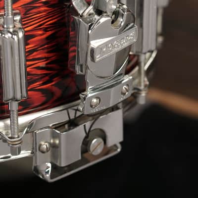 Rogers 5x14" Dynasonic Wood Snare Drum - 1960s Red Onyx image 5