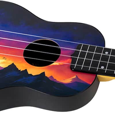 Flight TUS-EE SUNSET Elise Ecklund Signature Travel Soprano Ukulele New - Sunset image 4