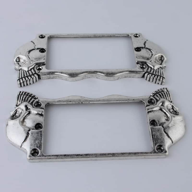Electric Guitar or Bass Humbucker Pickups Cover Frame Flat Top Pickup Mounting Rings image 1