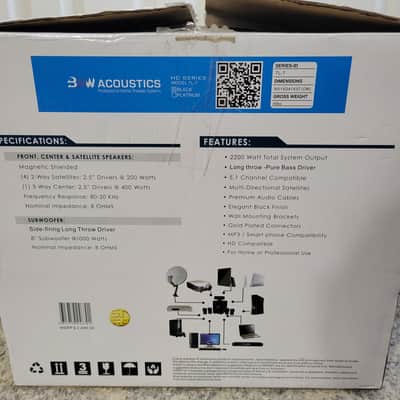 BNW Acoustics TL-7 HD 5.1 Home Theater Speaker System 2200 Watt image 4
