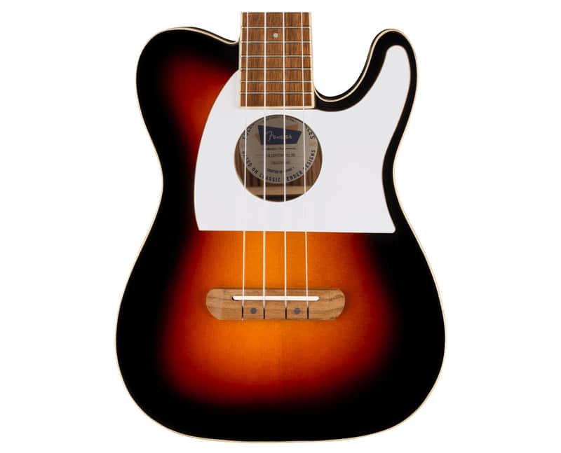 Used Fender Fullerton Tele Uke - 2-Color Sunburst w/ Walnut FB image 1