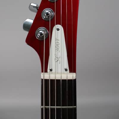 1980s Yamaha SC-300T Samurai Flying Goose Candy Apple Red w/Gig Bag image 5