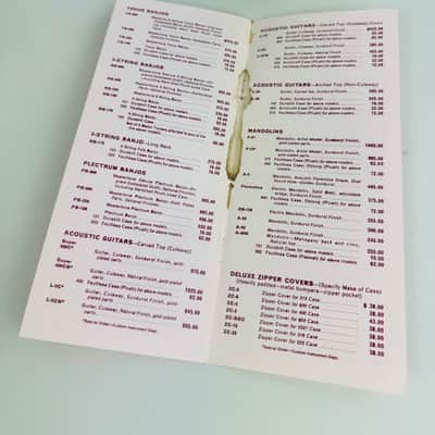 Gibson Suggested Retail Price List 1968 image 3