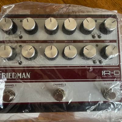 Friedman IR-D Dual Tube Preamp Limited Edition - Reverb Exclusive 2024 - Silver / Red with Signature image 1
