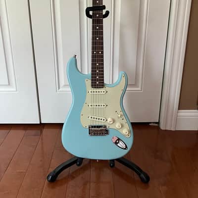 Fender Junior Collection Stratocaster 2022-2023 - Satin Daphne Blue image 1